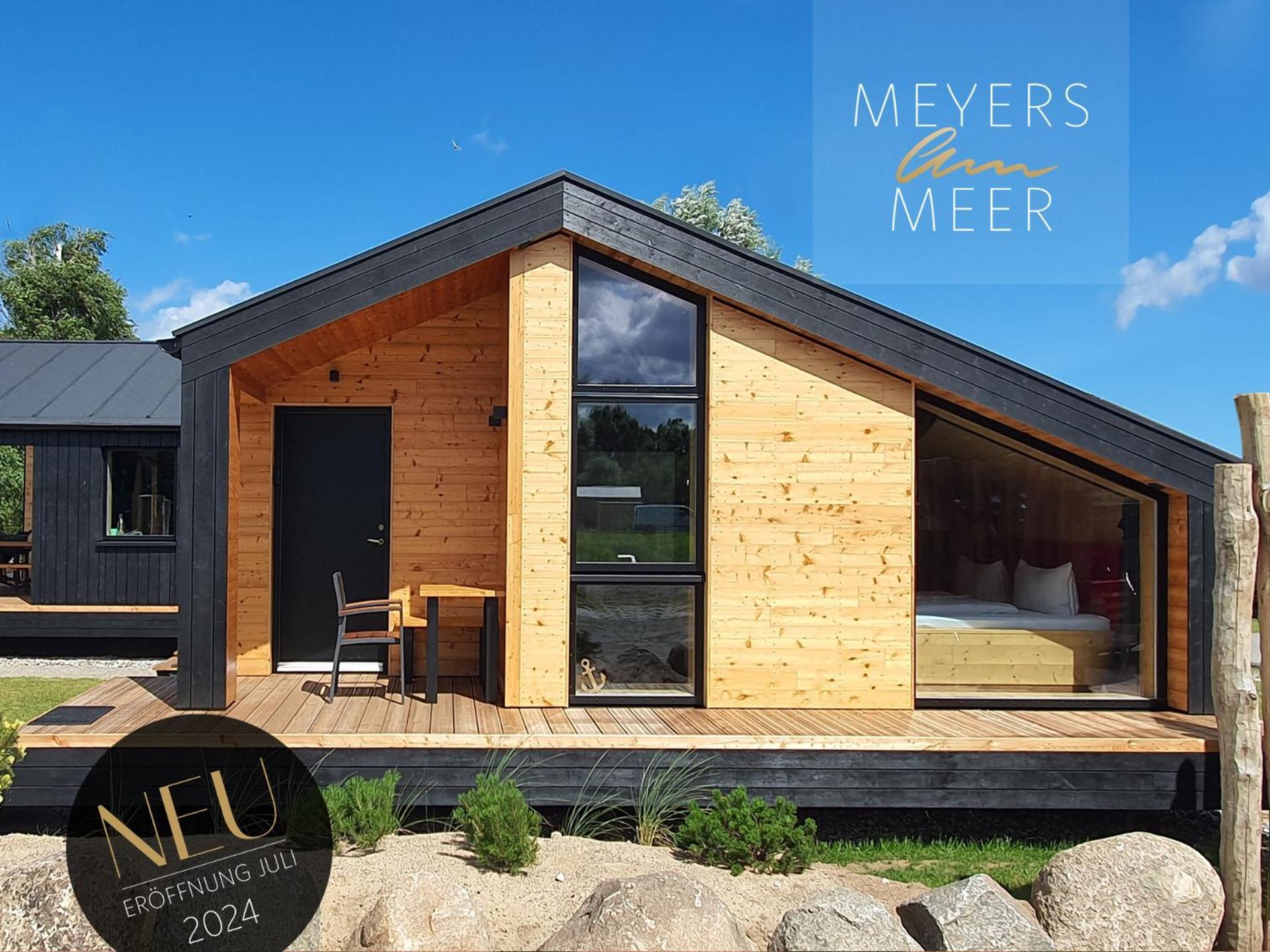 Werder Chalet -- Wolke 7 -- Ostsee-Strand 150M I Sauna I Ekamin I Tiny House Fuer 2 Personen I By "Meyers Am Meer" Boiensdorf Luaran gambar