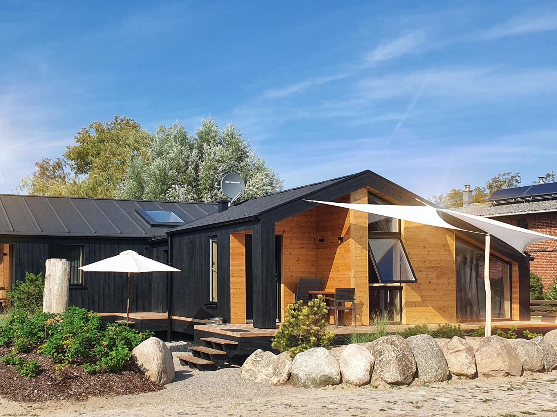 Werder Chalet -- Wolke 7 -- Ostsee-Strand 150M I Sauna I Ekamin I Tiny House Fuer 2 Personen I By "Meyers Am Meer" Boiensdorf Luaran gambar