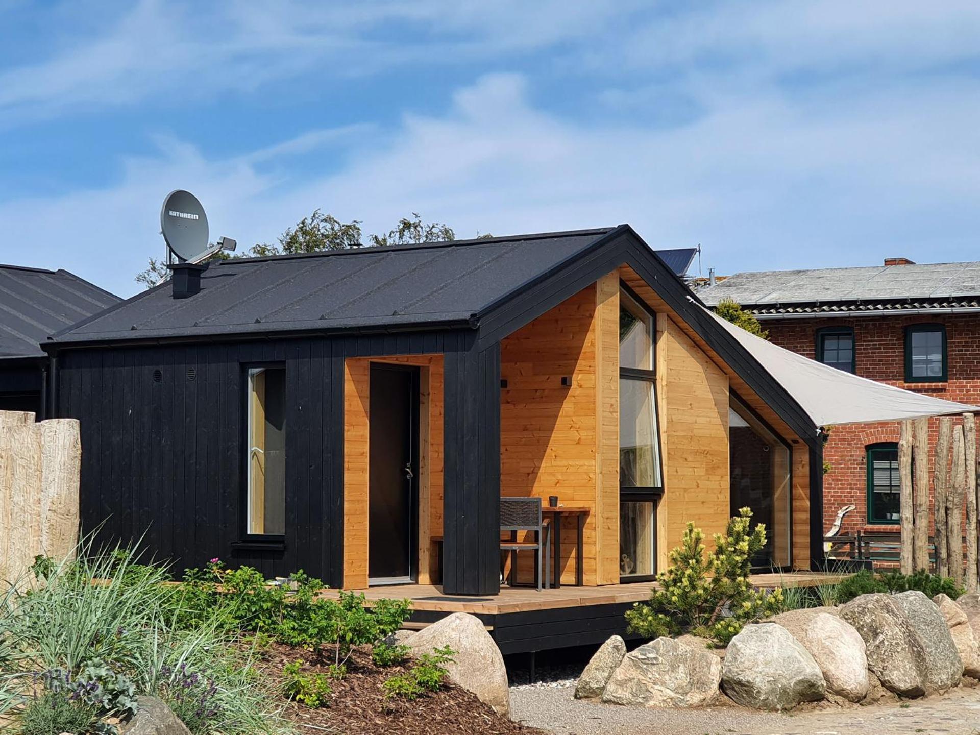 Werder Chalet -- Wolke 7 -- Ostsee-Strand 150M I Sauna I Ekamin I Tiny House Fuer 2 Personen I By "Meyers Am Meer" Boiensdorf Luaran gambar