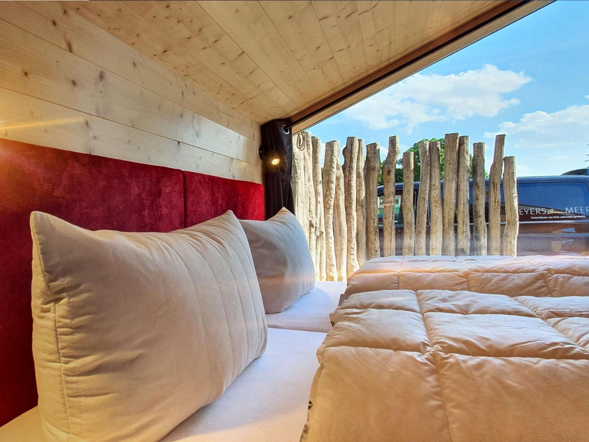 Werder Chalet -- Wolke 7 -- Ostsee-Strand 150M I Sauna I Ekamin I Tiny House Fuer 2 Personen I By "Meyers Am Meer" Boiensdorf Luaran gambar